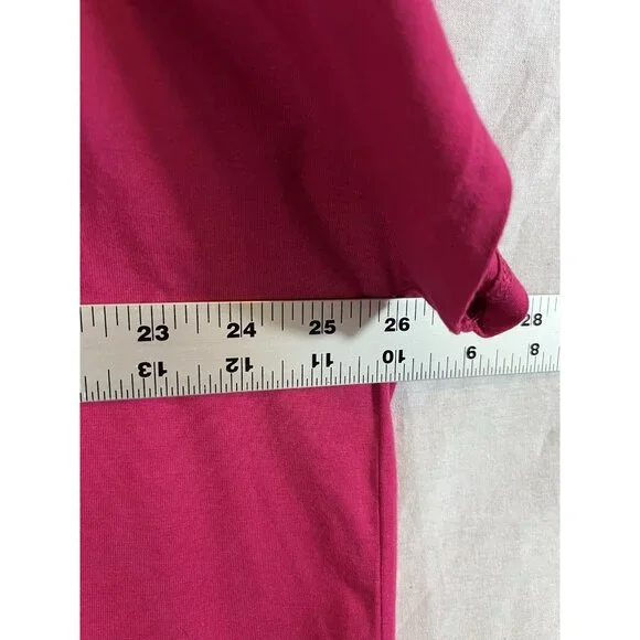 J Jill Women’s NWT 2X Pink Luxe Supima Scoop-Neck Tee - Picture 8 of 10